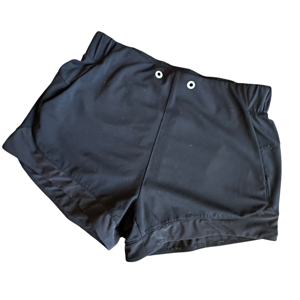 Lululemon Shorts Size 4 Black‎ Running Shorts Elastic Waist Athletic Gym Workout